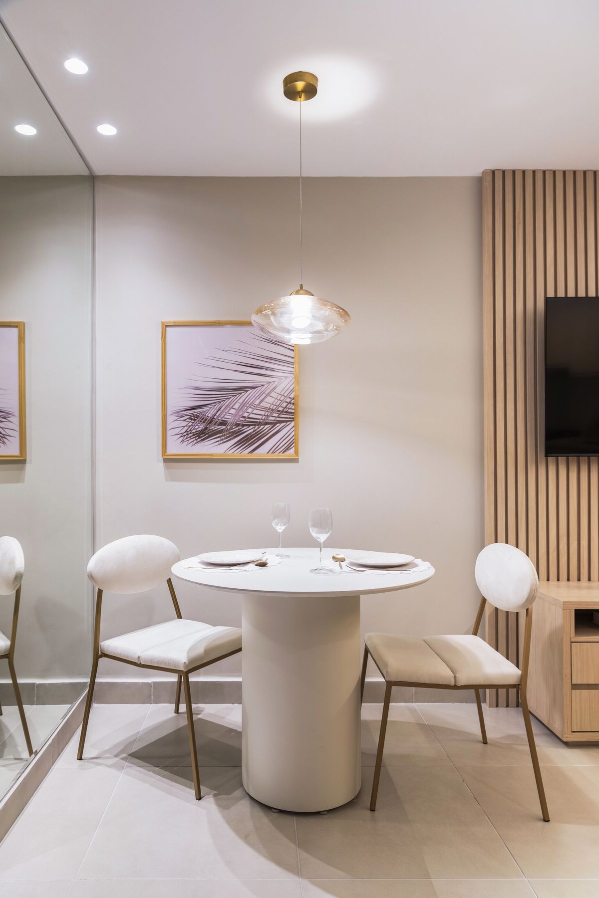 Canto de jantar decorado